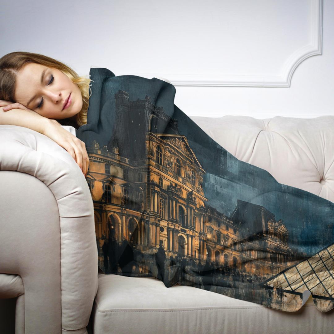 Twilight Whispers Louvre Blanket