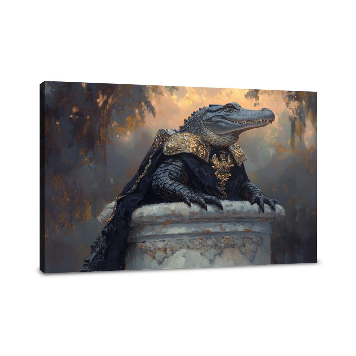 Armoured Alligator Canvas