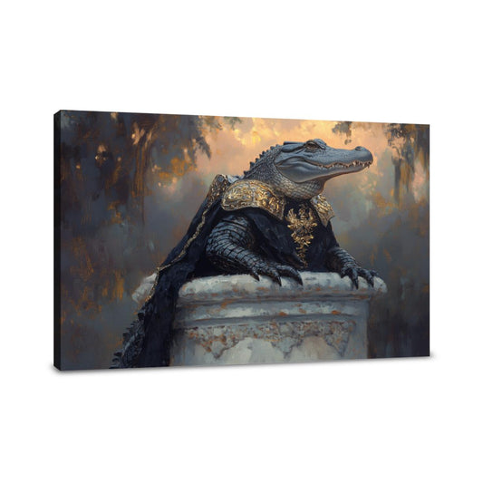 Armoured Alligator Canvas