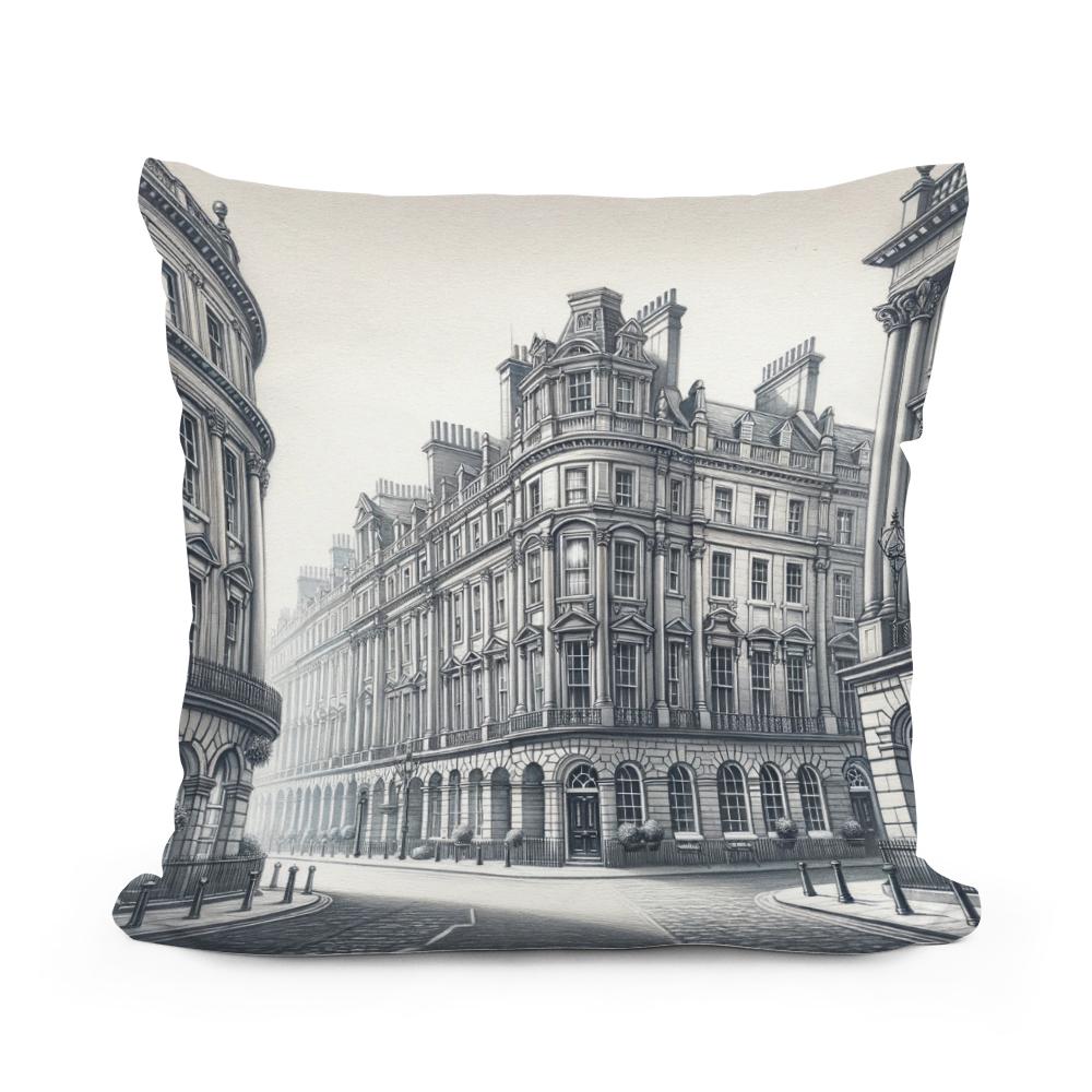 Newcastle Grey Street Classic Elegance Cotton Cushion