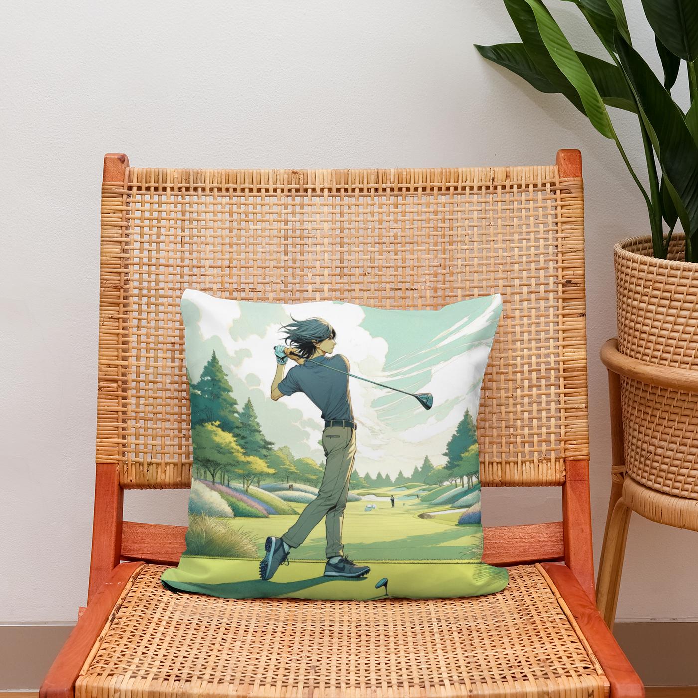 Serene Swing Cotton Cushion
