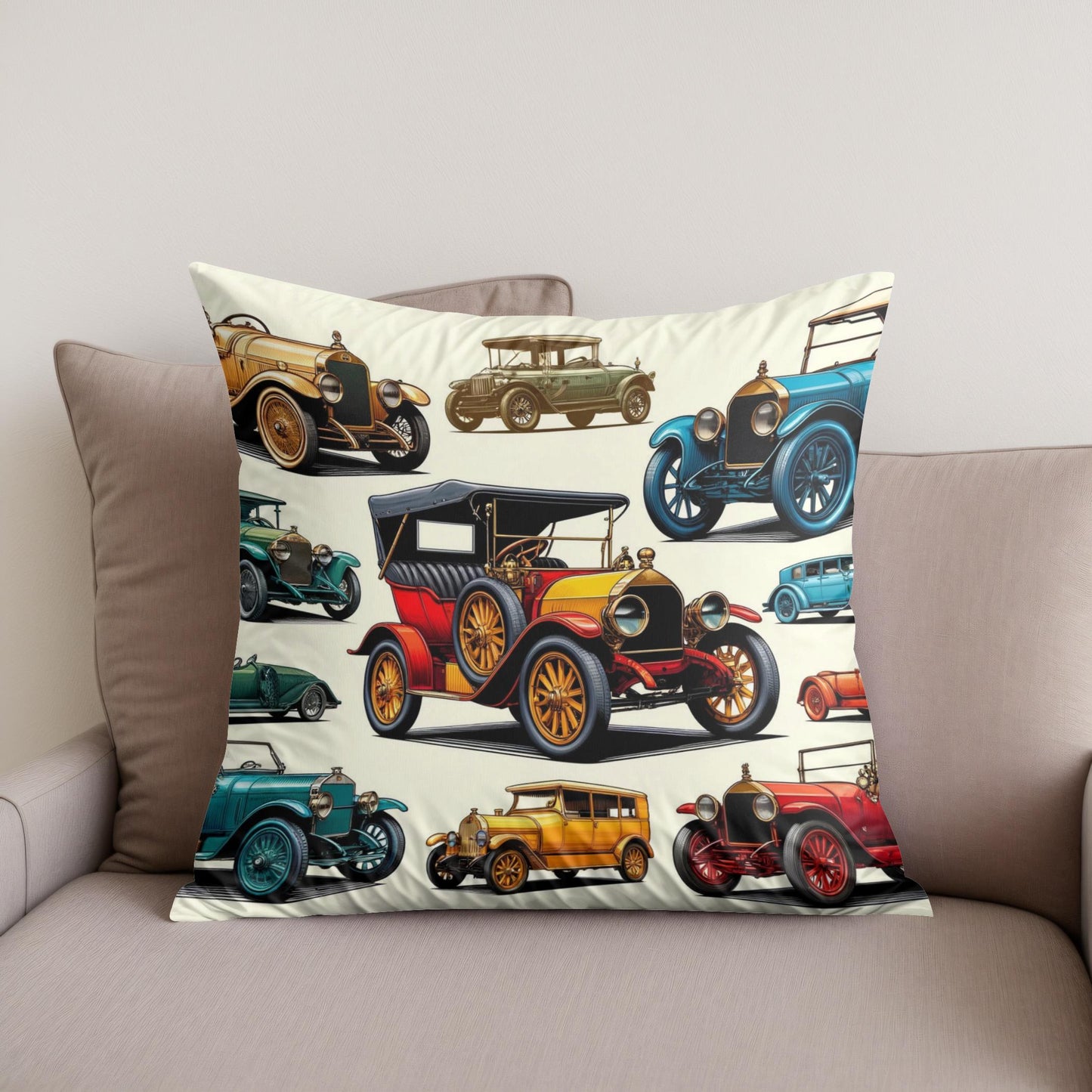 Vintage Elegance Cotton Cushion