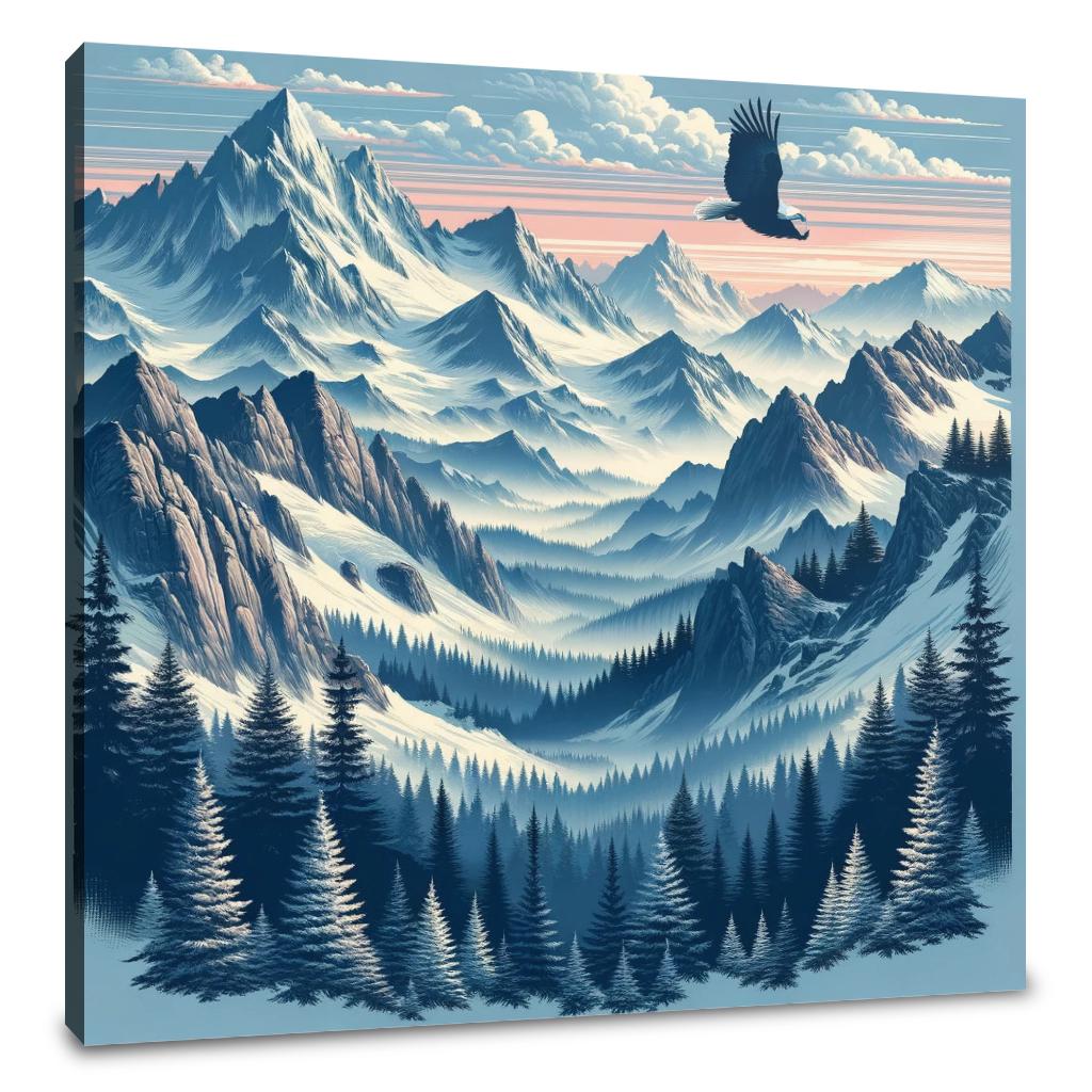 Dawn Summit Canvas