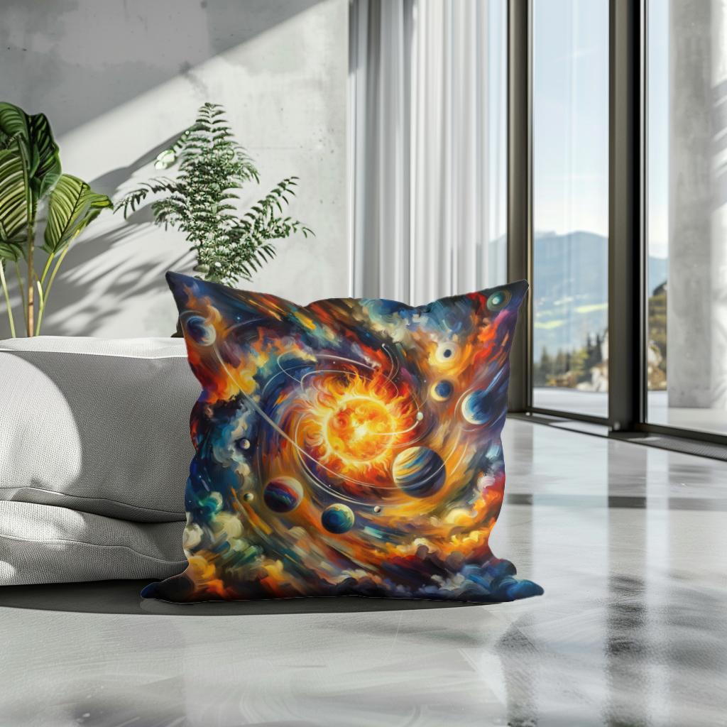 Emotive Cosmos Cotton Cushion