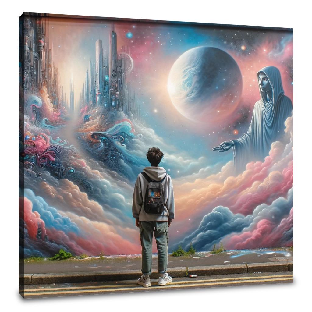 Urban Canvas of Dreams Canvas