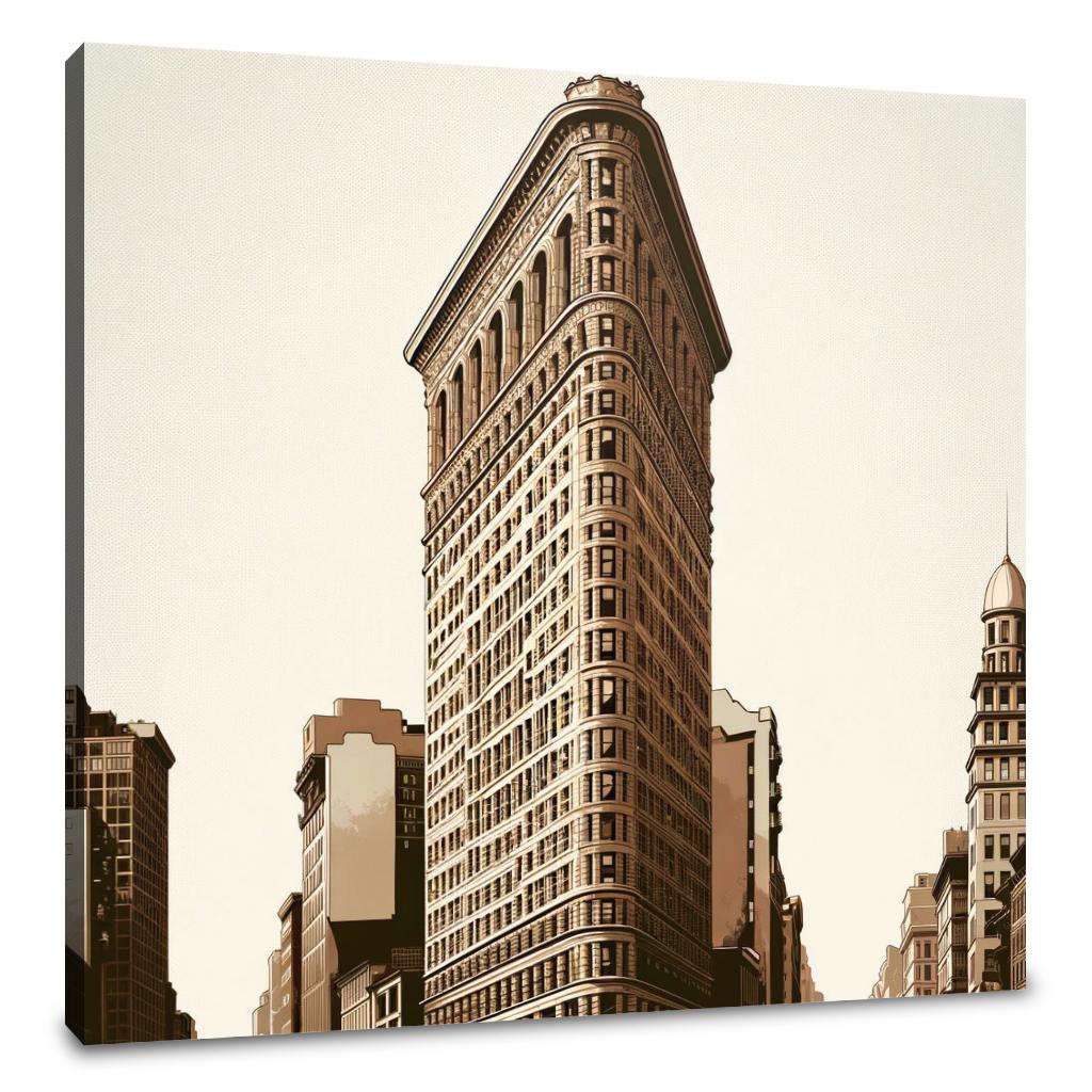 Flatiron Facade Canvas