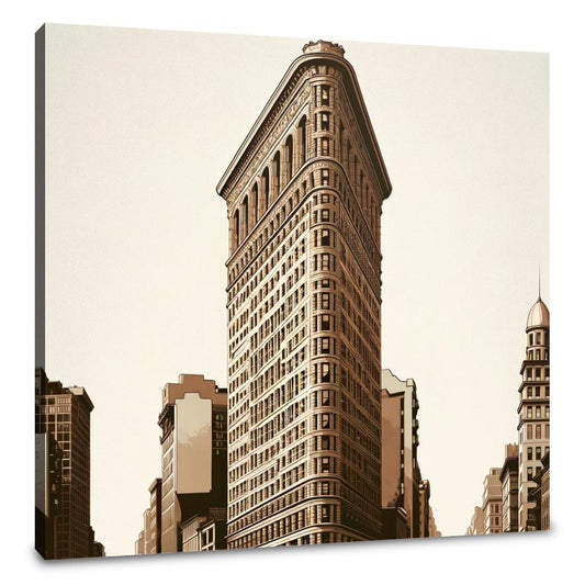 Flatiron Facade Canvas