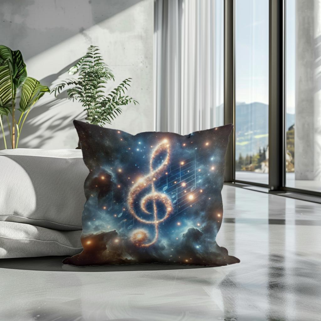 Cosmic Symphony Cotton Cushion