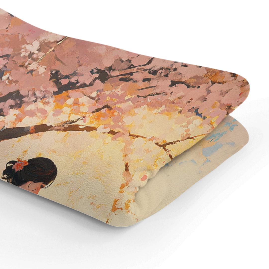 Sakura Sunset Stroll Blanket