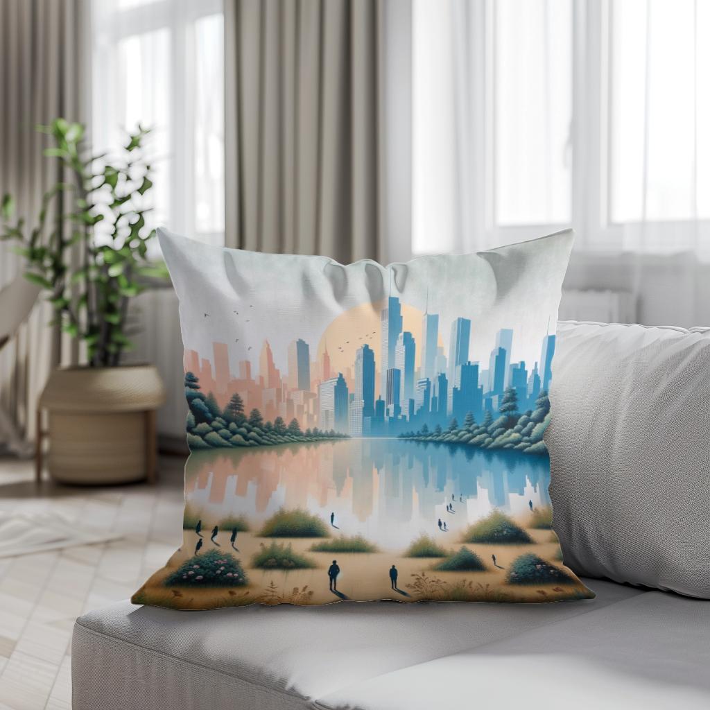 Skyline Harmony Cotton Cushion