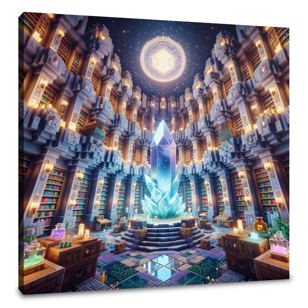 Enchanted Shelves Canvas