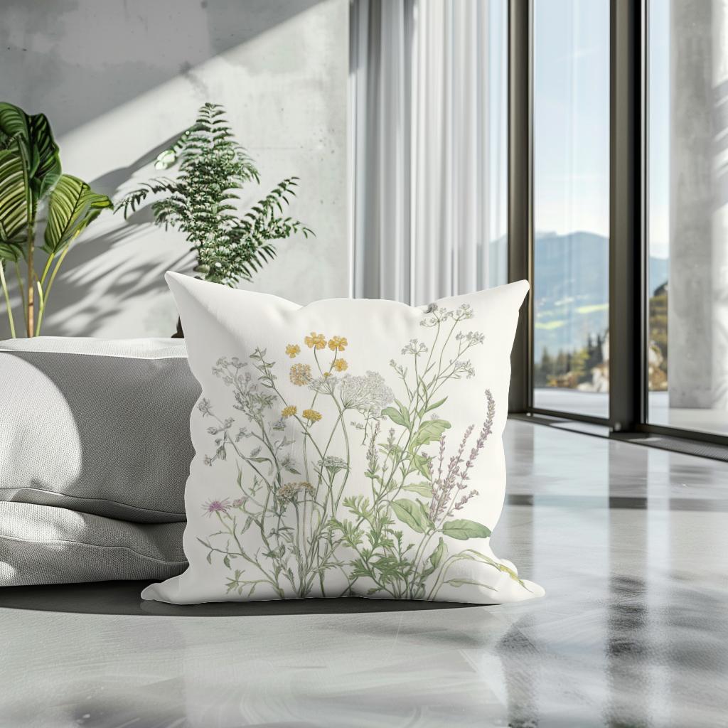 Breeze Bloom Cotton Cushion