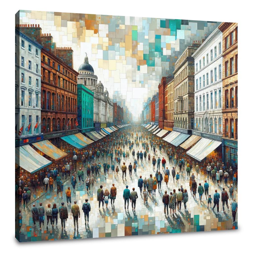 Liverpool's Hope Street Harmony Canvas
