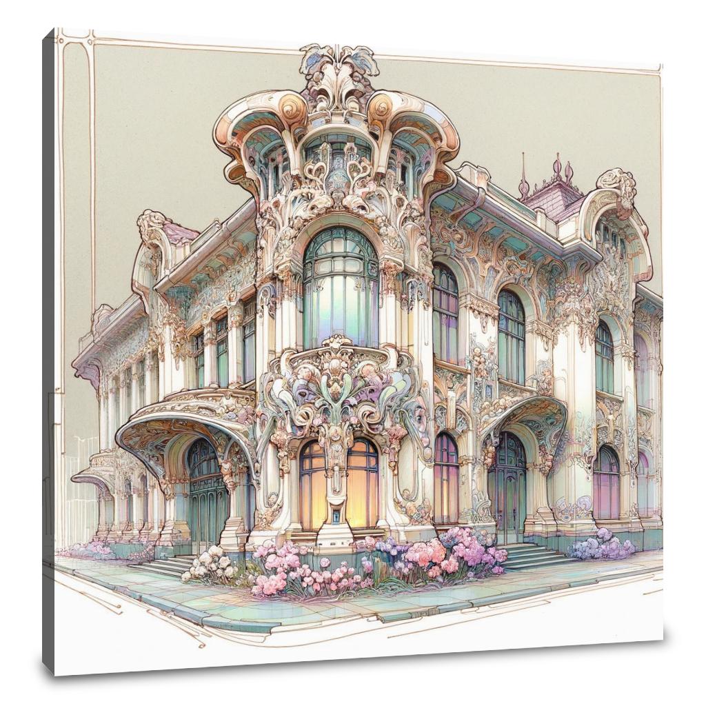 Nouveau Nature Canvas