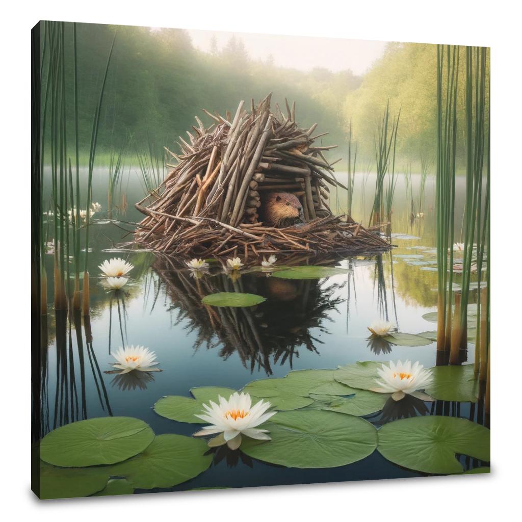 Beaver Lodge Harmony Canvas