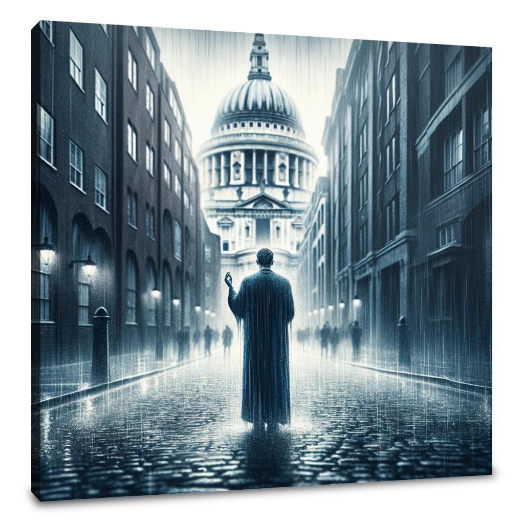 Vow Amidst the Rain Canvas