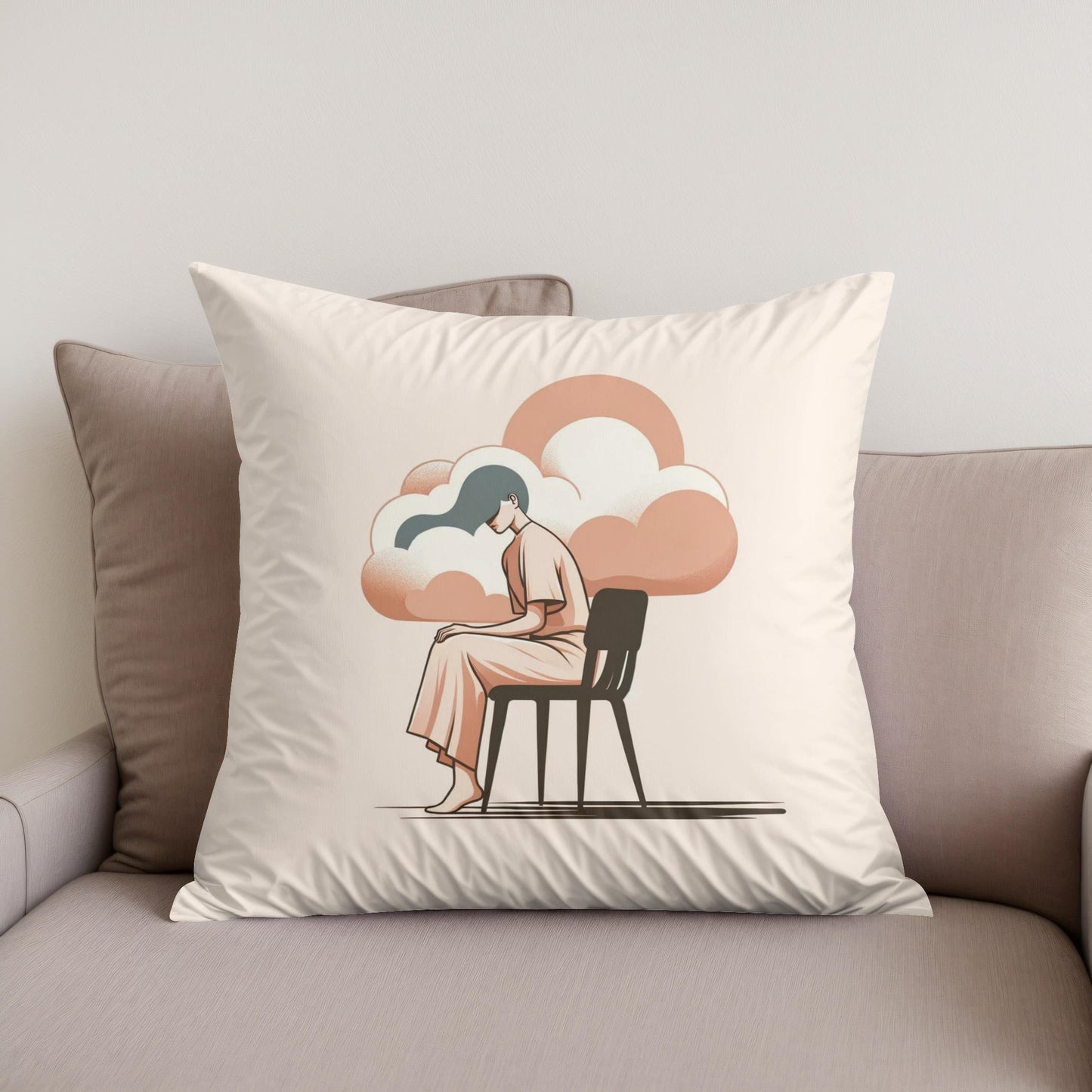 Cloudbound Dreams Cotton Cushion