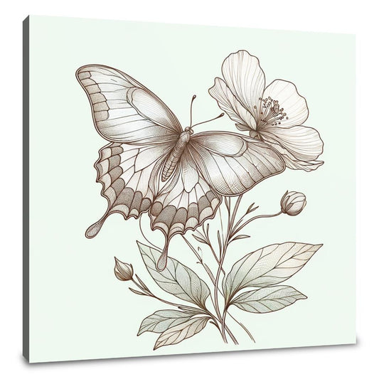 Butterfly Elegance Canvas