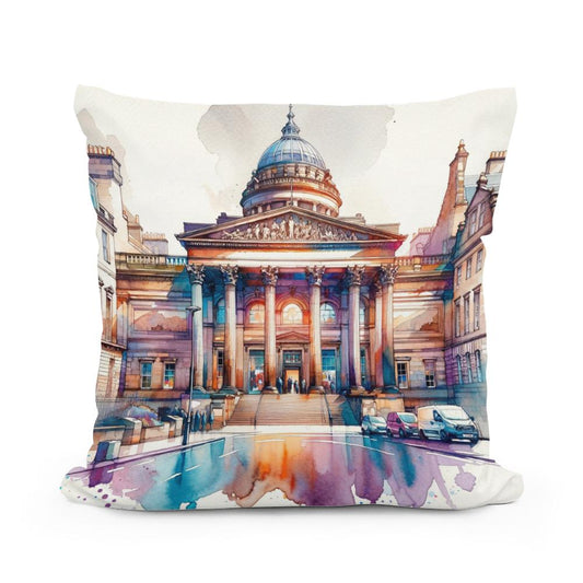 Edinburgh Walker Gallery Watercolor Essence Cotton Cushion