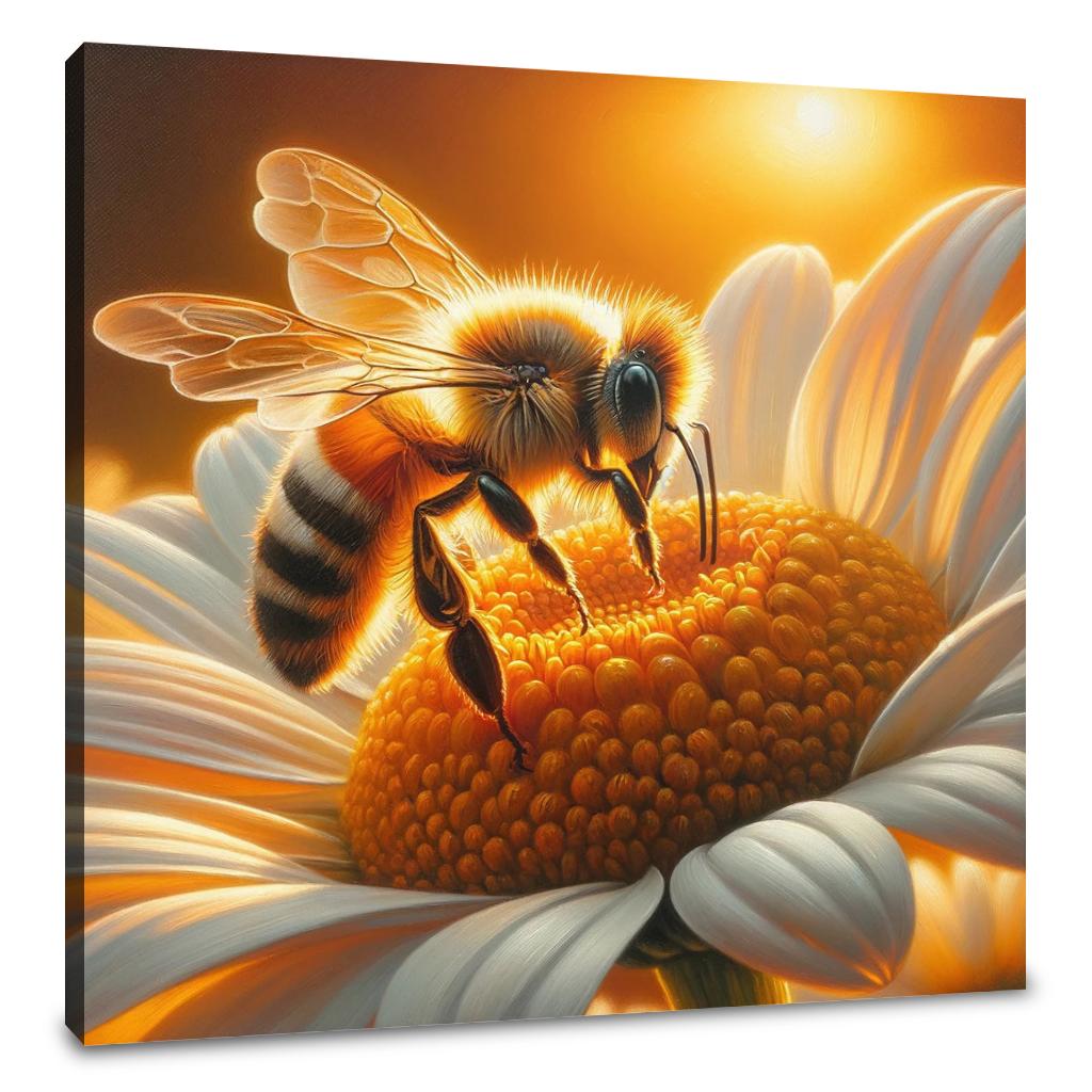 Gentle Guardian Bee Canvas