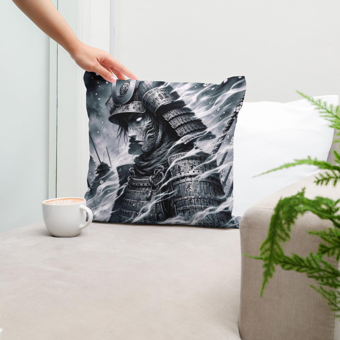 Eternal Samurai Cotton Cushion