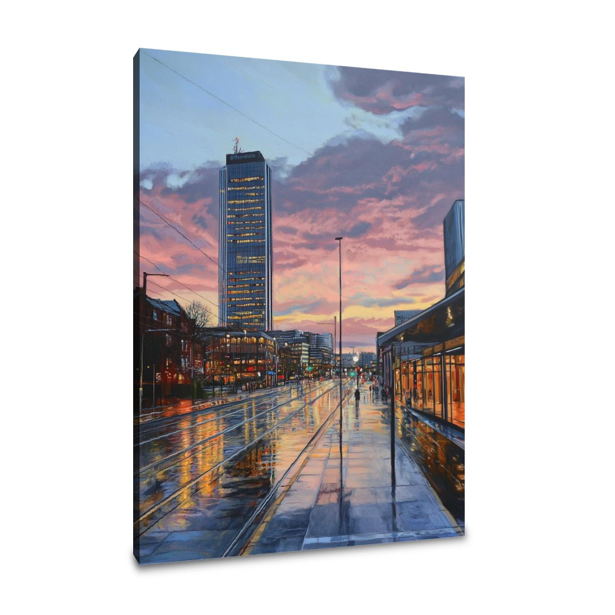 Twilight Towers Canvas