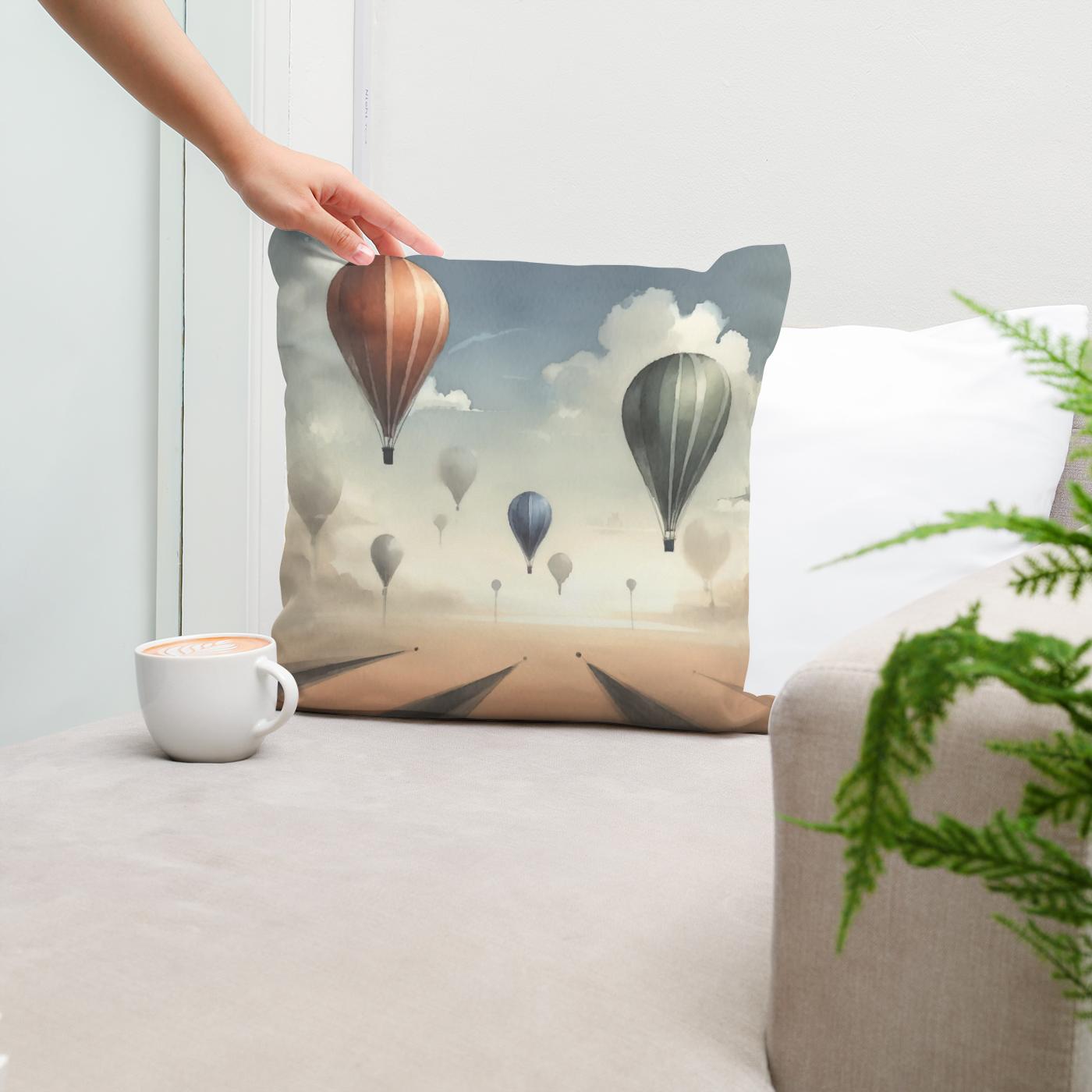 Ascend in Serenity Cotton Cushion
