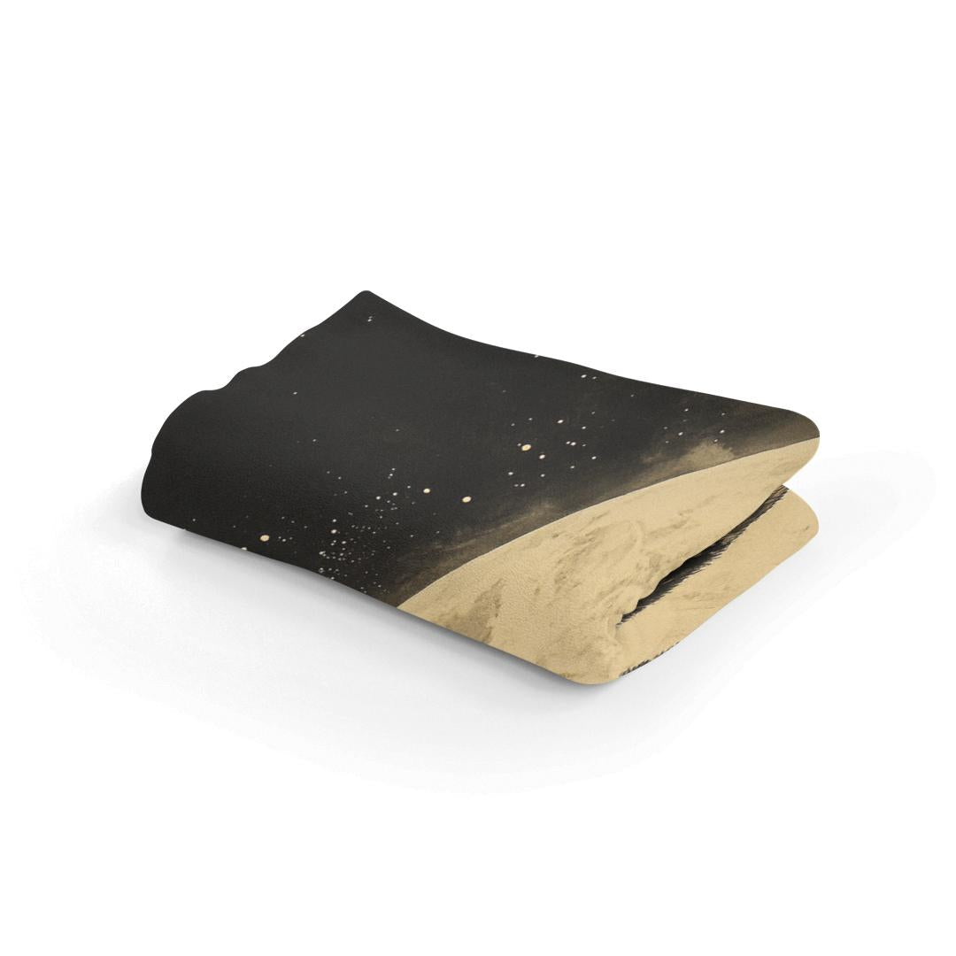 Lunar Serenade Wolves Blanket