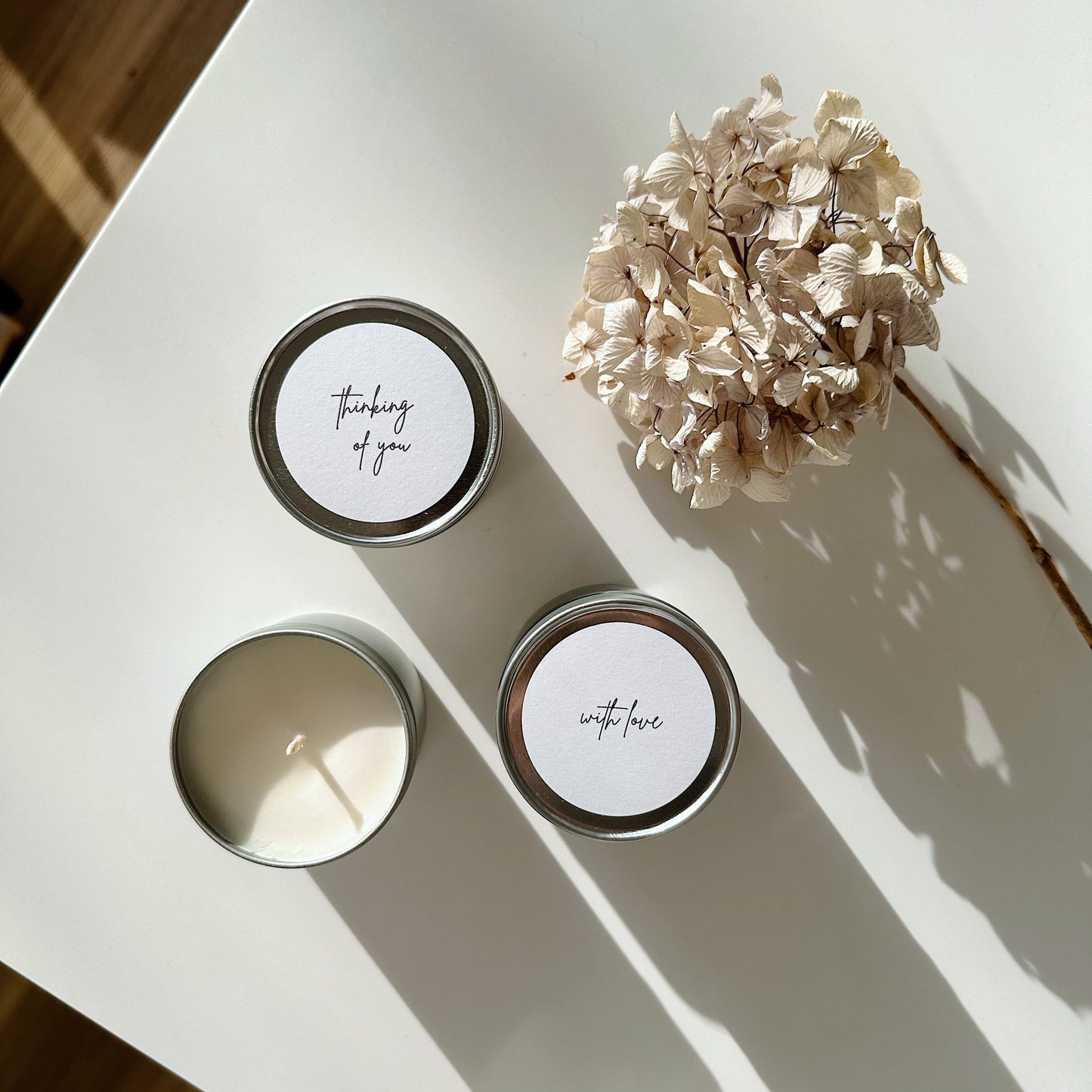 Travel Size 'With Love' Candle
