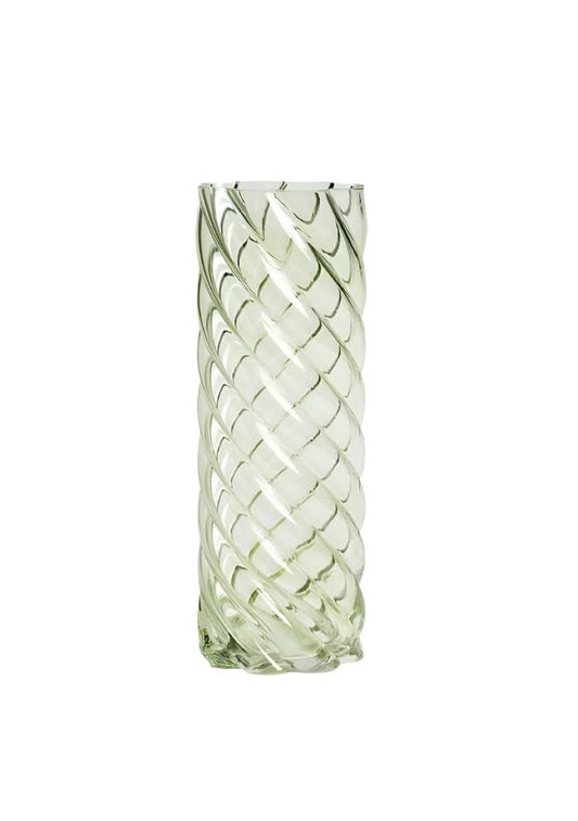 Vase Green Twist