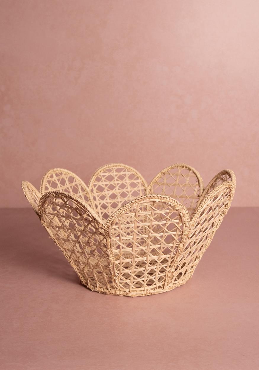 Atlántico Scallop Iraca Basket, Natural