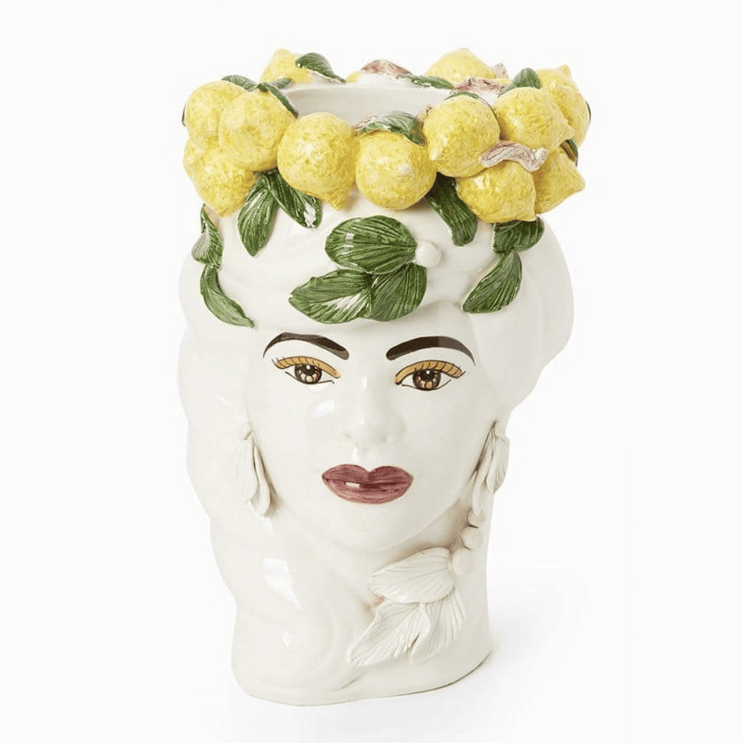 Italian Woman with Lemons Vase Moro Head