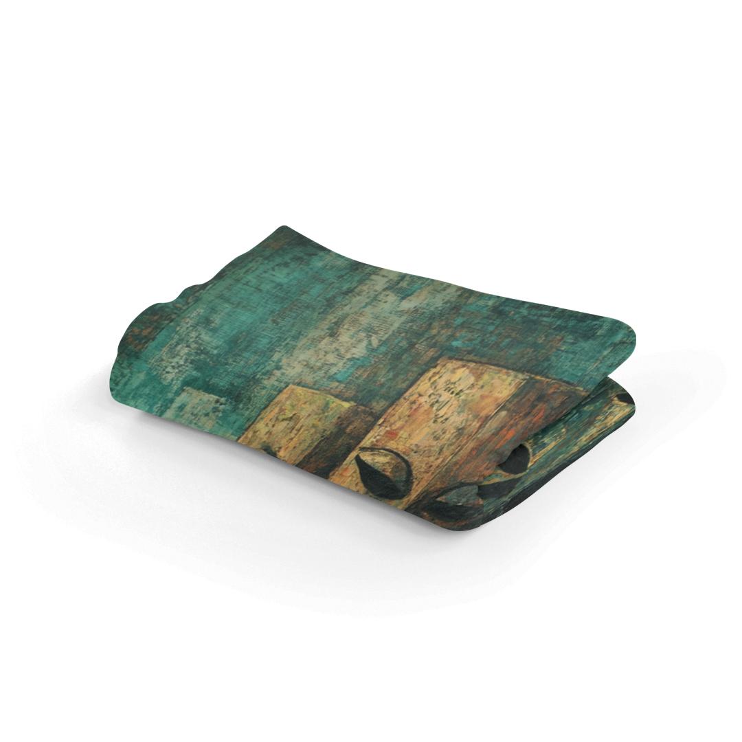 Tribal Masks Forest Blanket