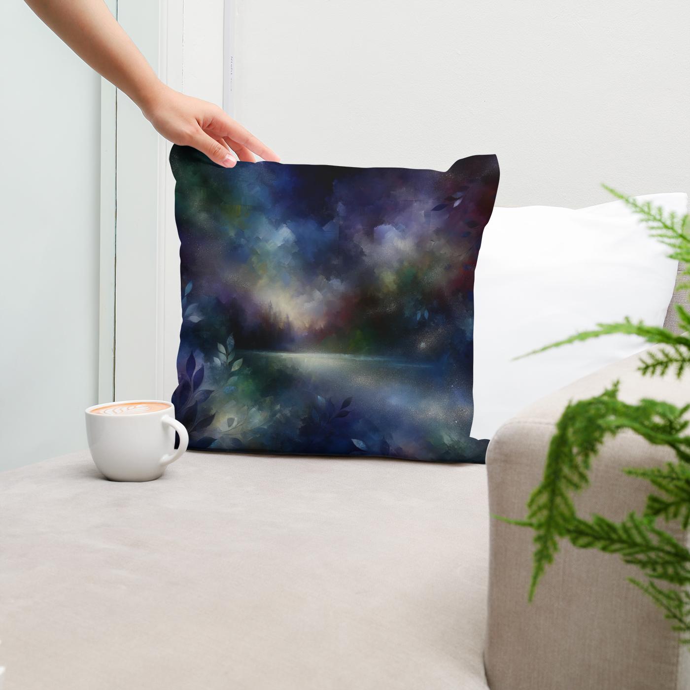 Nocturnal Whispers Cotton Cushion