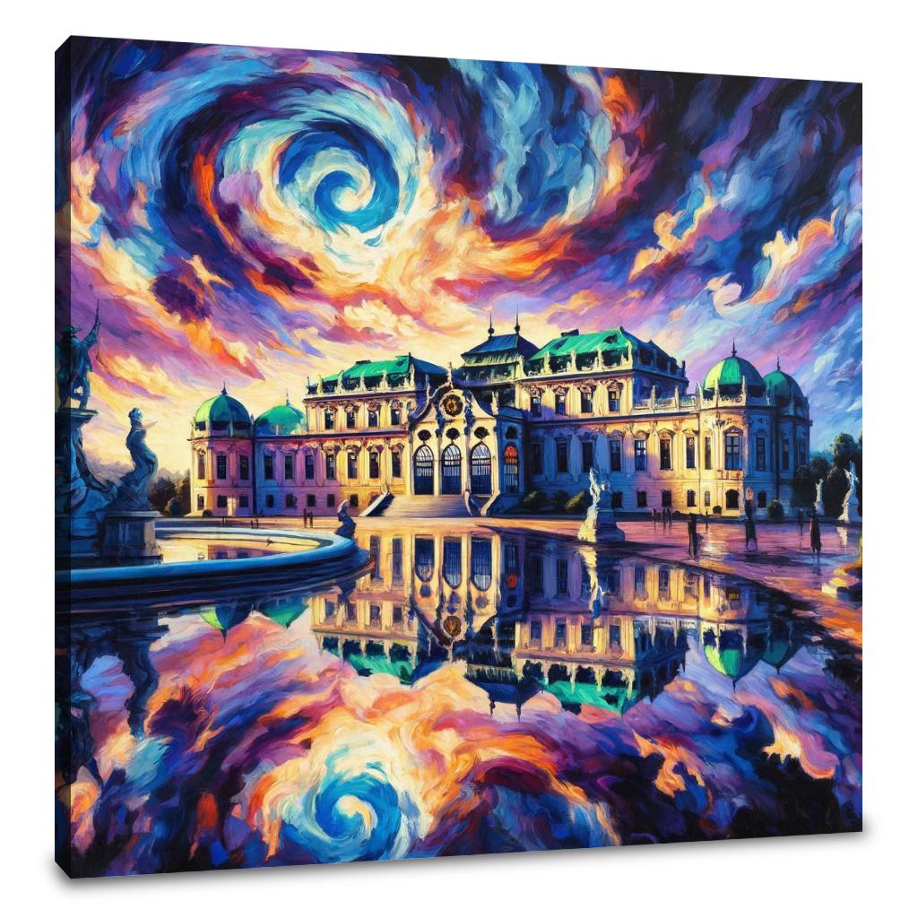 Expressionist Belvedere Canvas