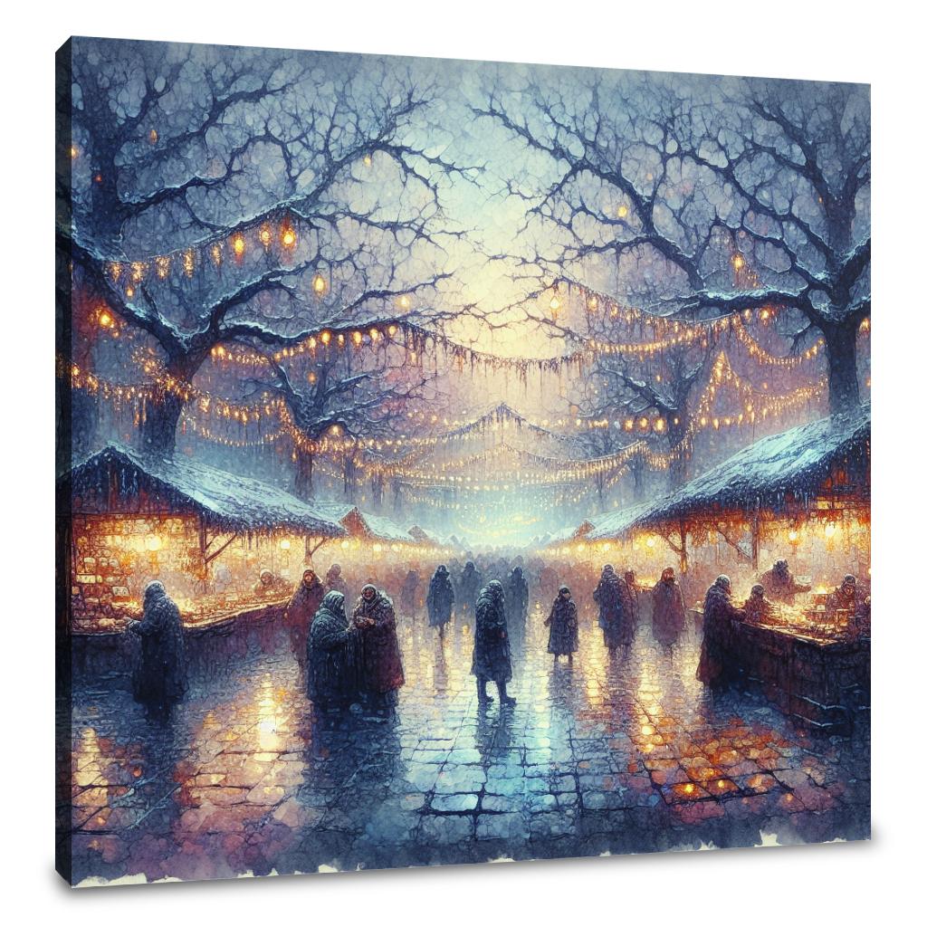 Chilly Evening Festivity Canvas
