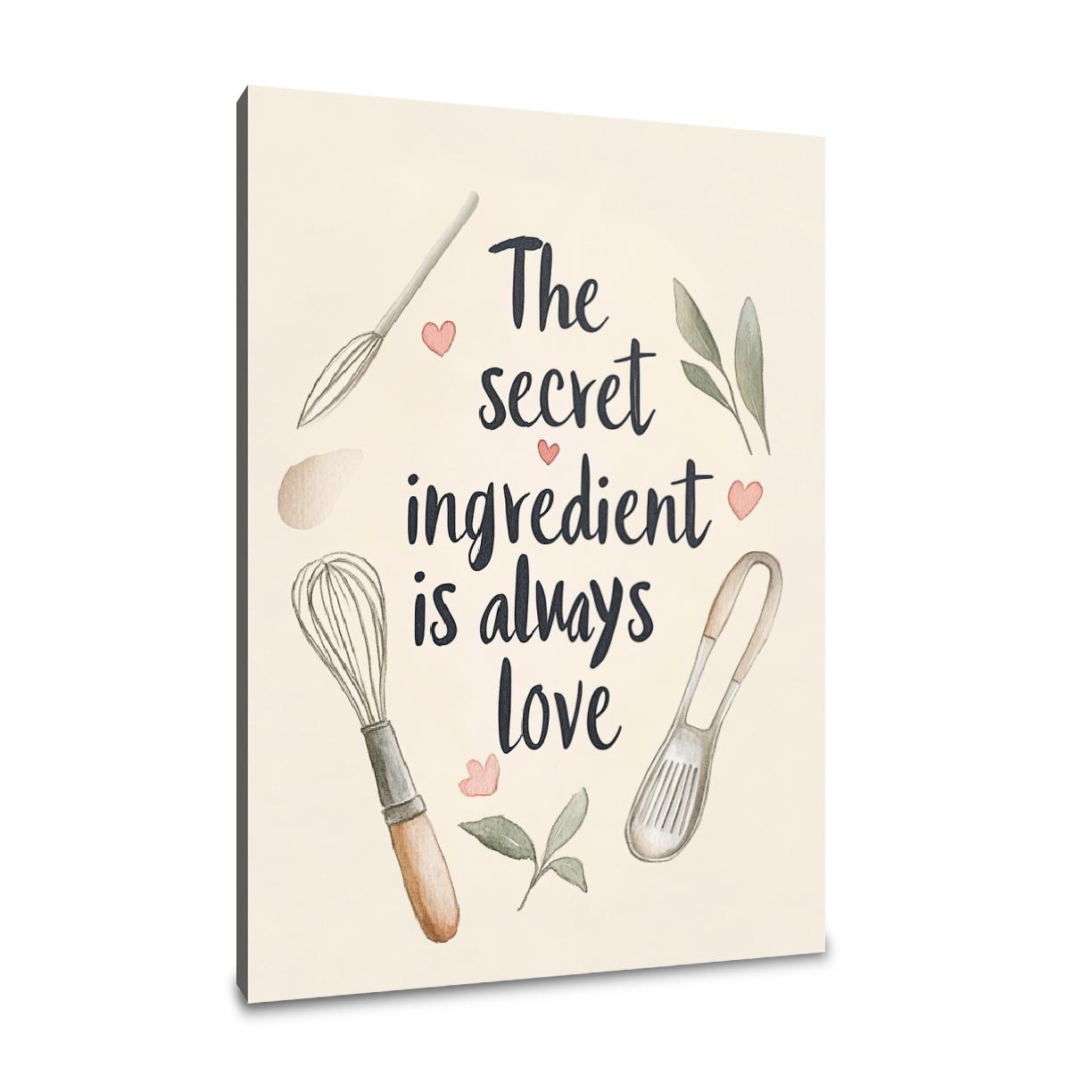 Culinary Love Canvas