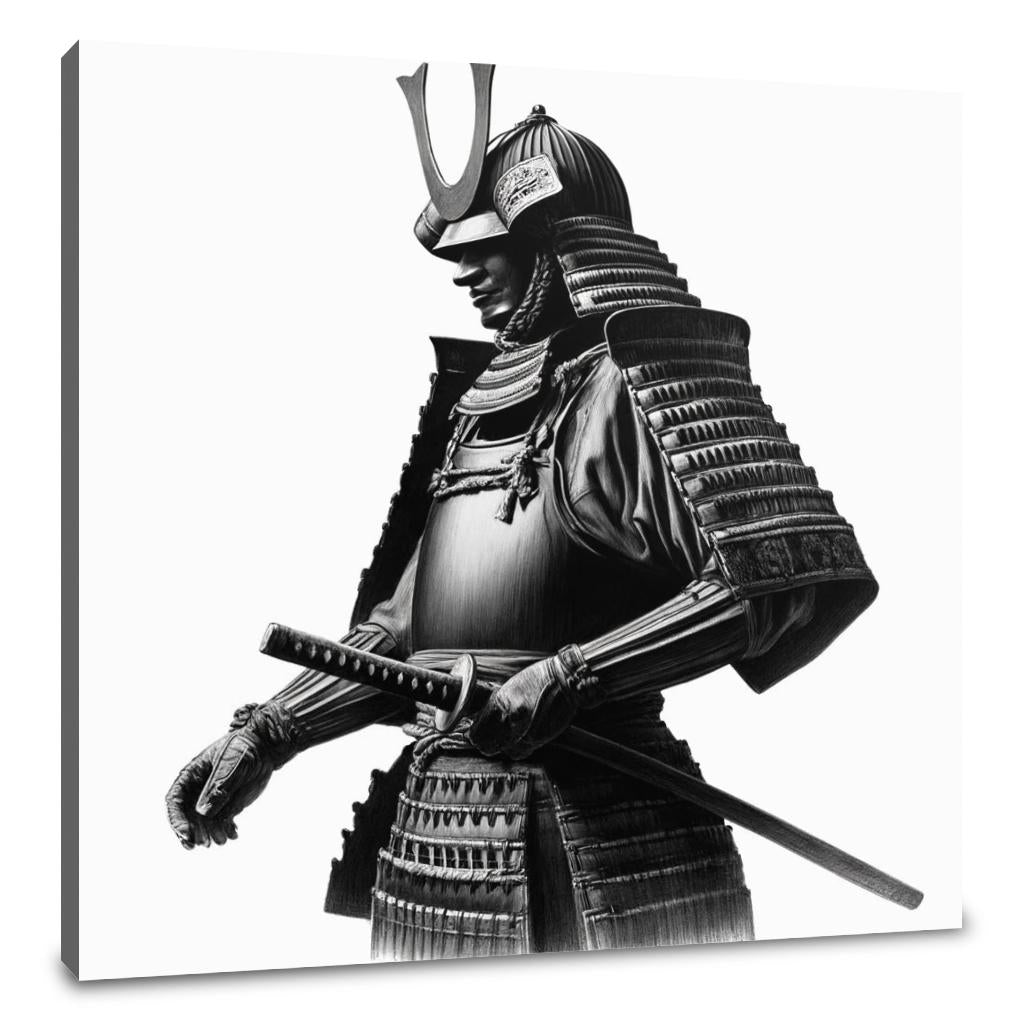 Samurai Stance Canvas