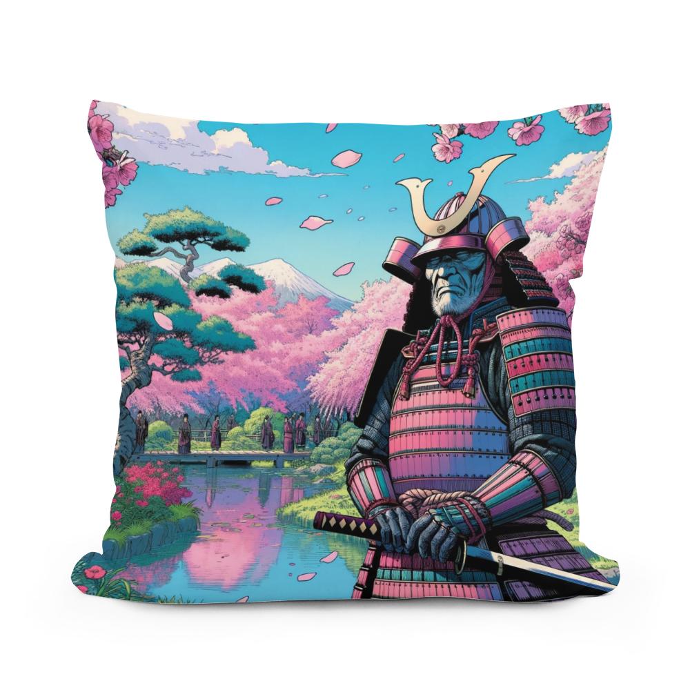 Blossom Warrior Cotton Cushion