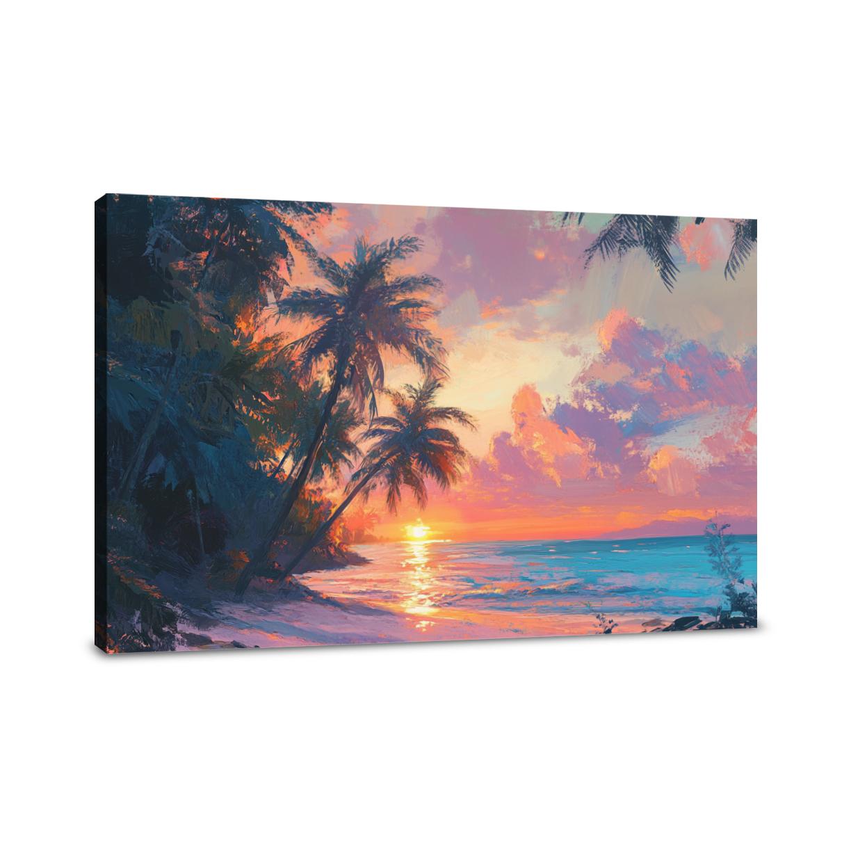 Tropical Sunrise Bliss Canvas