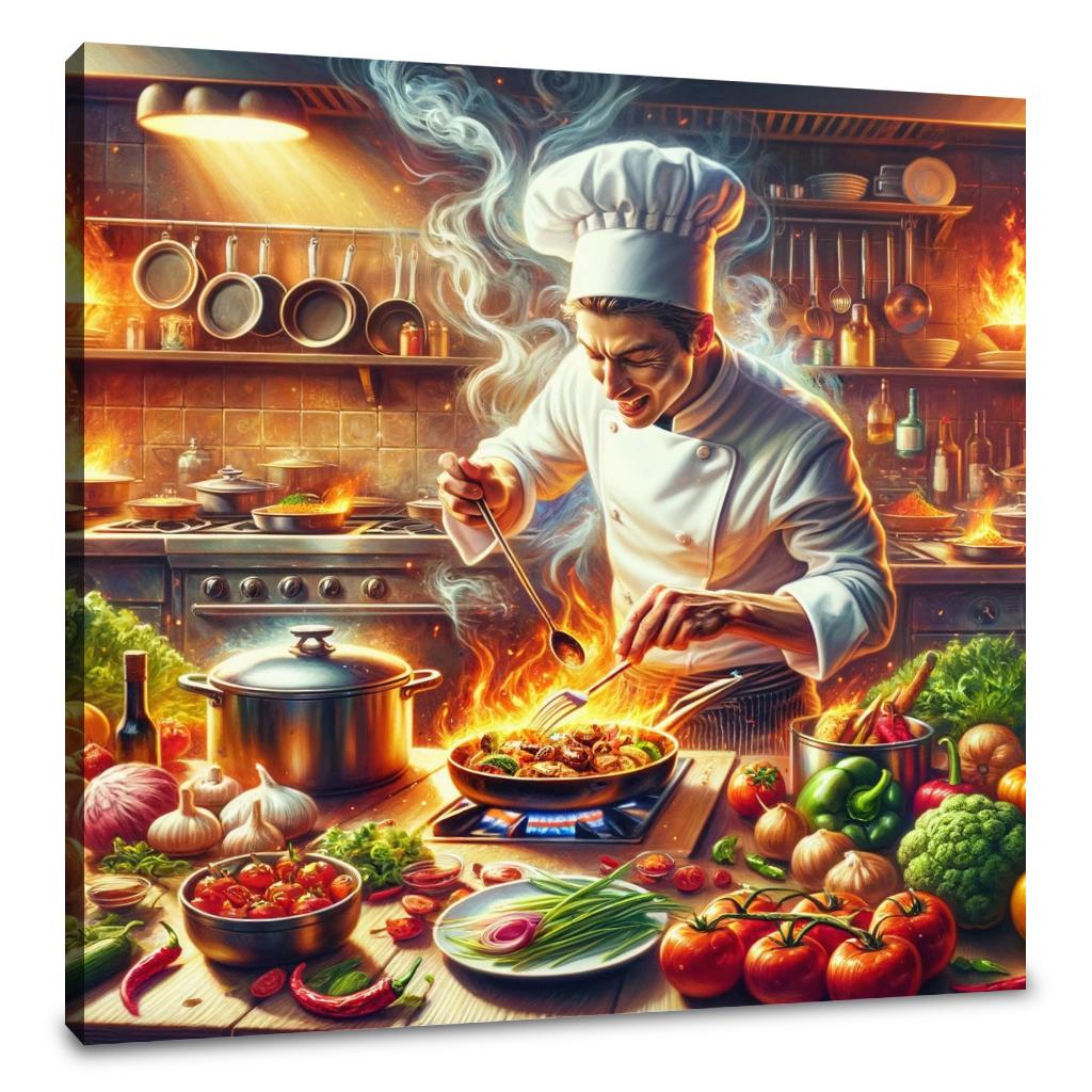 Gourmet Chef Canvas