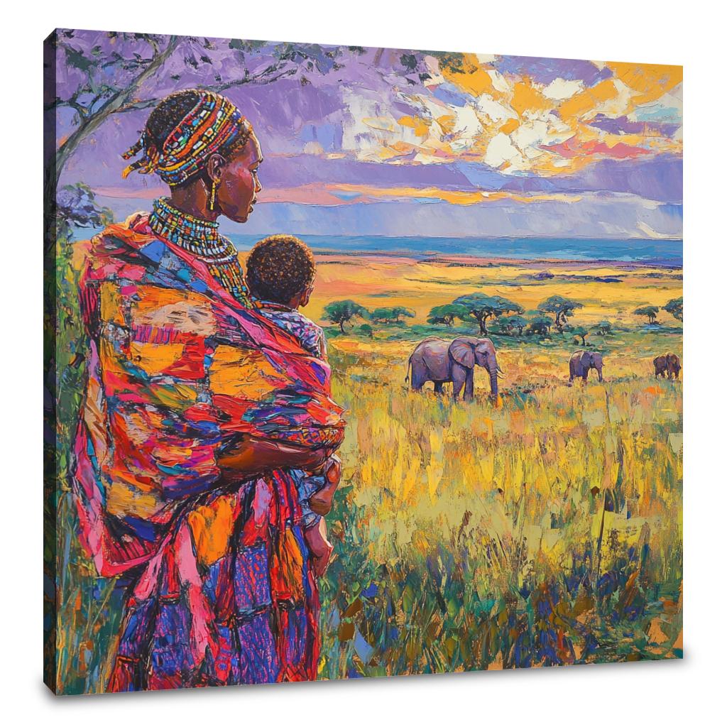 Warrior Mother Canvas