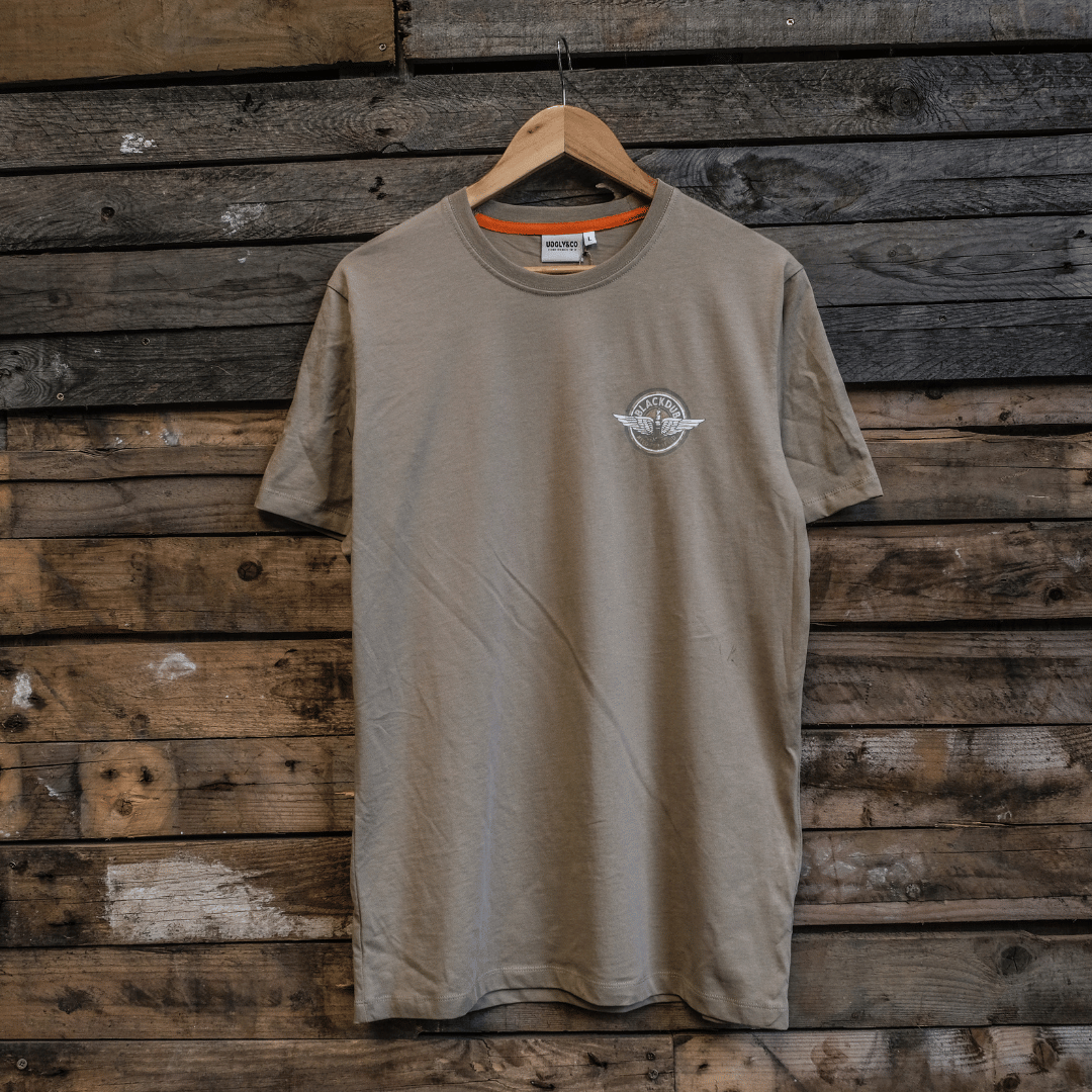 Beige Circle Wings Tee