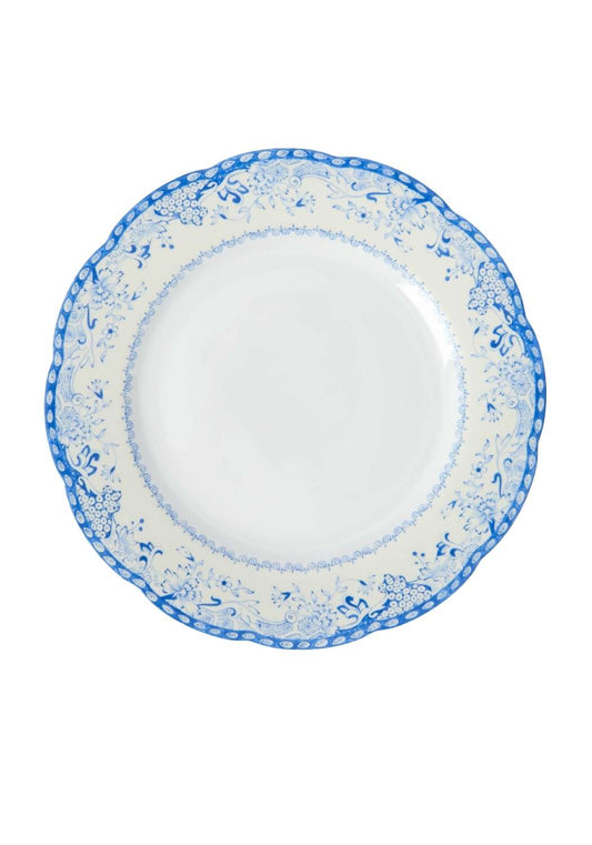 Virginia Blue and White Dinner Plates  - Set of 4