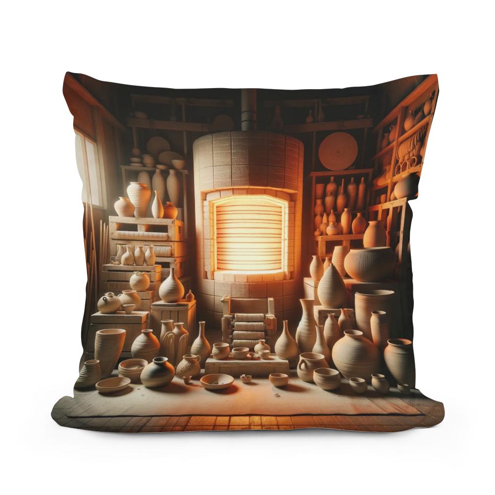 Kiln Glow Cotton Cushion