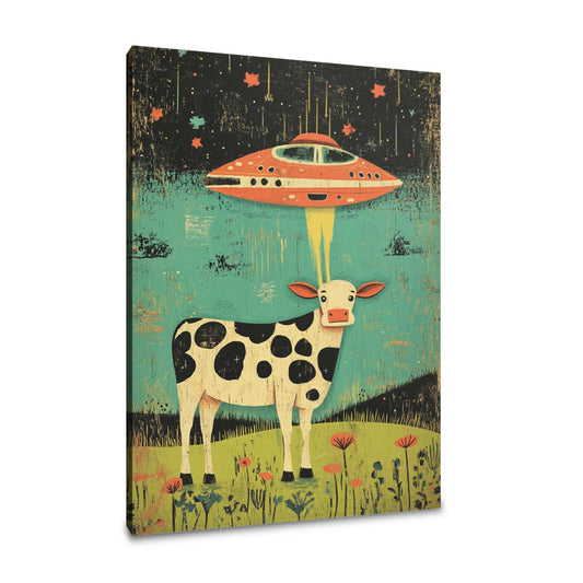 Cosmic Cow Canvas