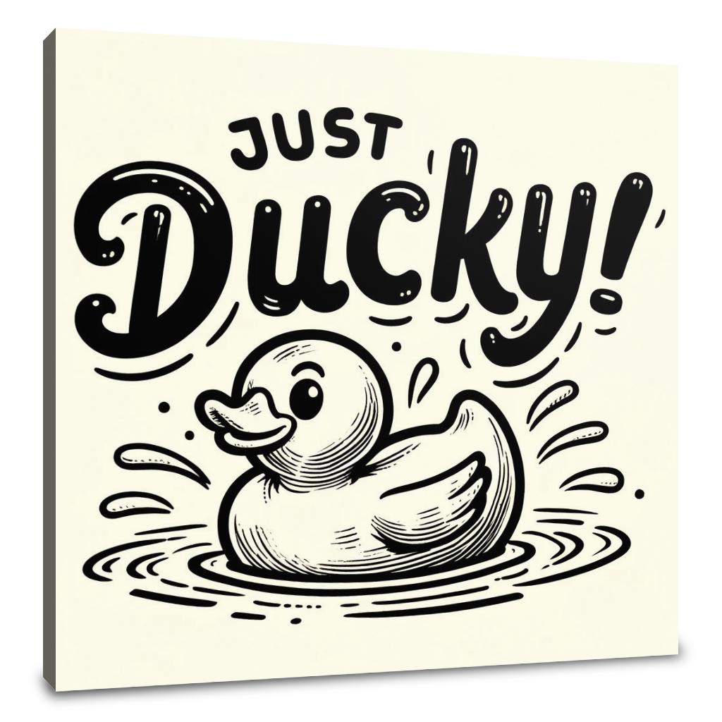 Just Ducky Delight Canvas