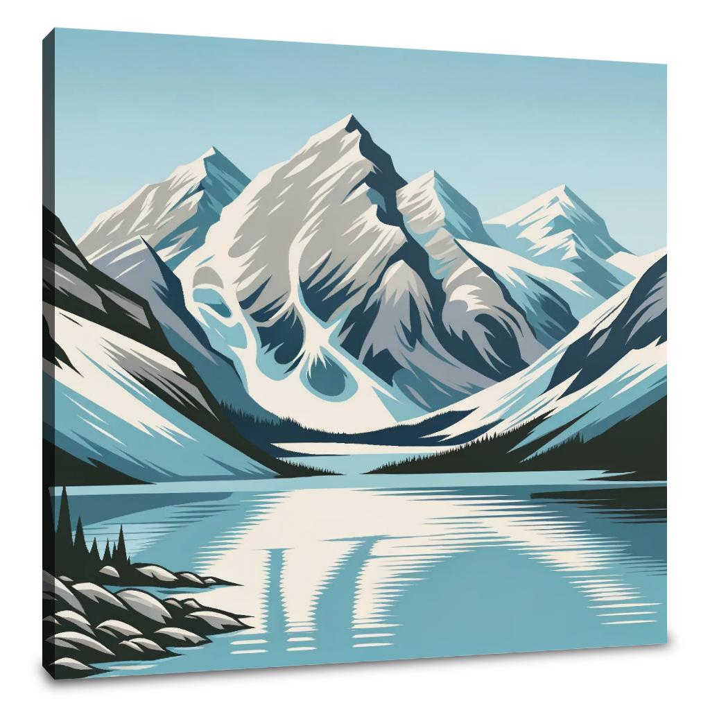 Alpine Serenity Canvas