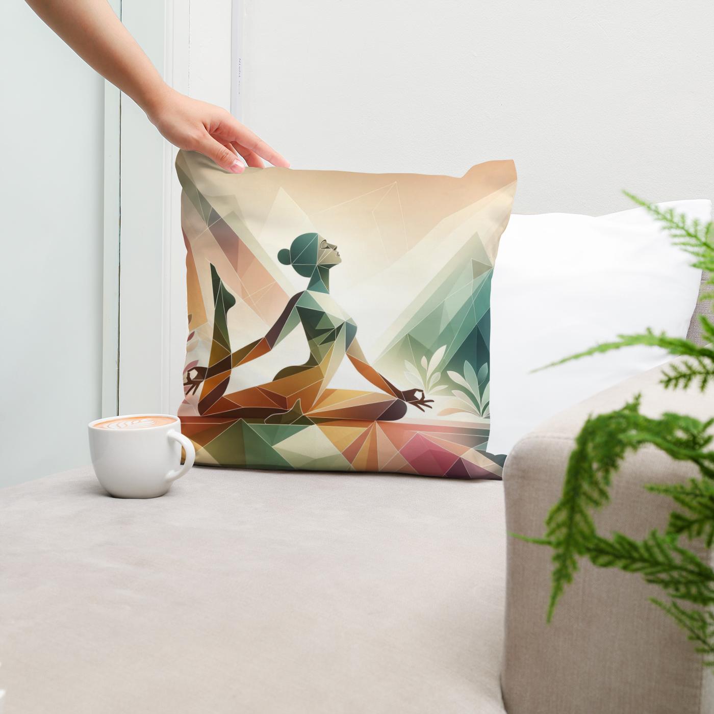 Yoga Bliss Cotton Cushion