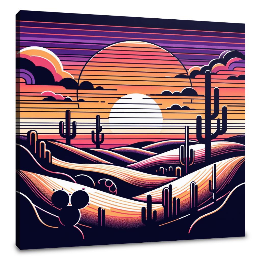 Dusk Mirage Canvas